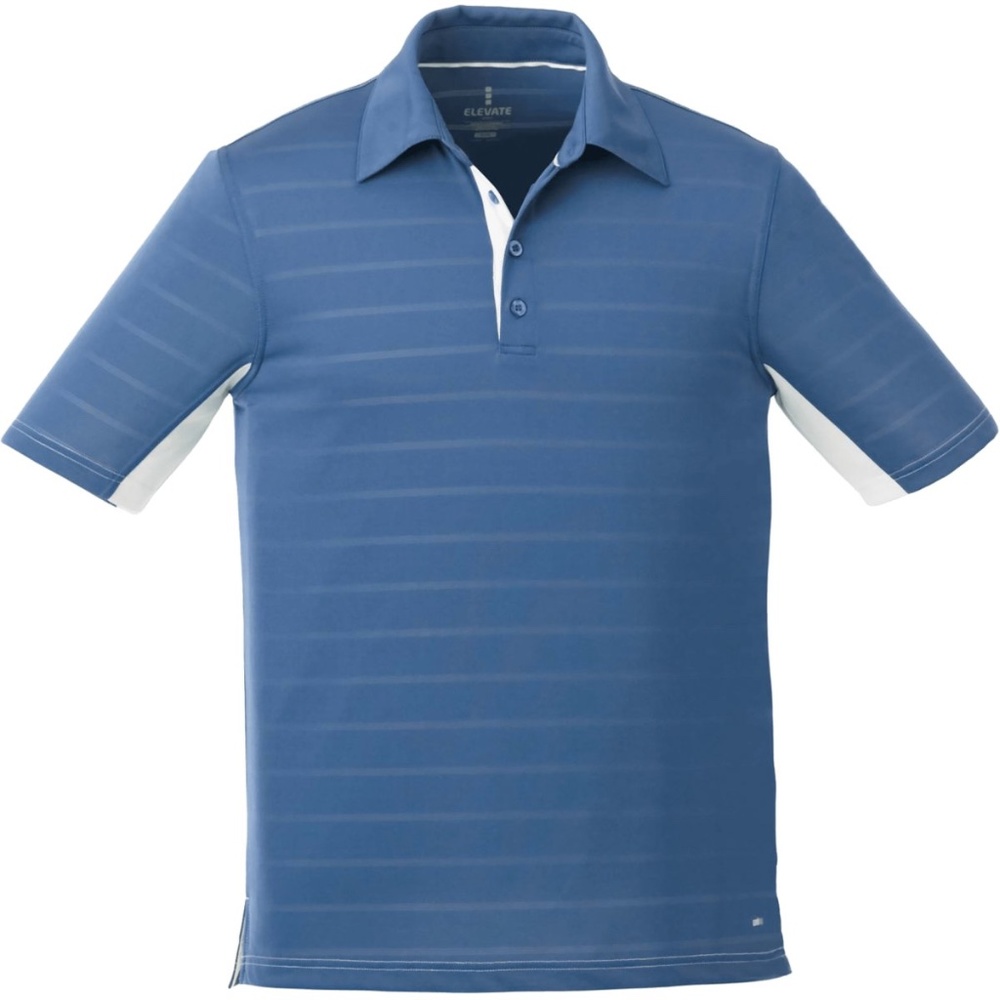 Men's Denim Blue "Prescott" Short Sleeve Polo - Size XL